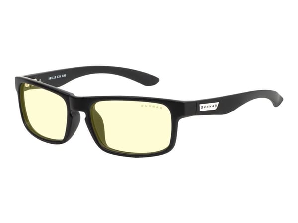 GUNNAR Enigma - Briller - for datamaskin - full kant - ramme: onyks - linse: ravgul