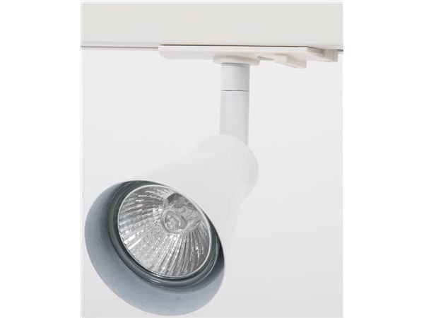 Vento Conic Spot med GU10 og 1-Faset adapter i hvid