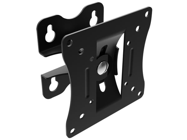 Lindy 40875, 50 x 50 mm, 100 x 100 mm, -5 - 15°, -30 - 30°, Stål, Svart