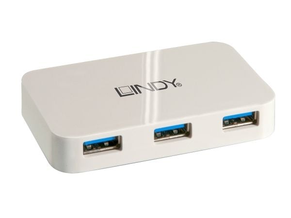 Lindy 43143, USB 3.2 Gen 1 (3.1 Gen 1) Type-A, USB 3.2 Gen 1 (3.1 Gen 1) Type-A, 5000 Mbit/s, Hvit, Windows 2000, Windows 7 Home Basic, Windows 7 H...