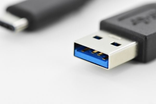 DIGITUS DK-300136-010-S - USB-kaapeli - USB-C (uros) - USB Type A (uros) - USB 3.0 - 1.0 - valettu - musta - valettu - musta