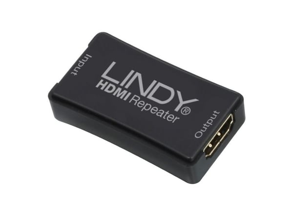 Lindy 38015, AV-mottaker, Koblet med ledninger (ikke trådløs), Sort, HDCP