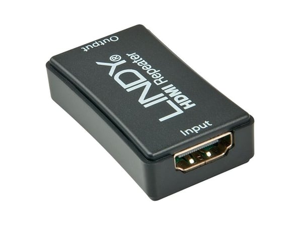 Lindy 38015, AV-mottaker, Koblet med ledninger (ikke trådløs), Sort, HDCP