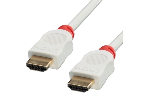 Lindy 41412, 2 m, HDMI Type A (Standard), HDMI Type A (Standard), Rød, Hvit
