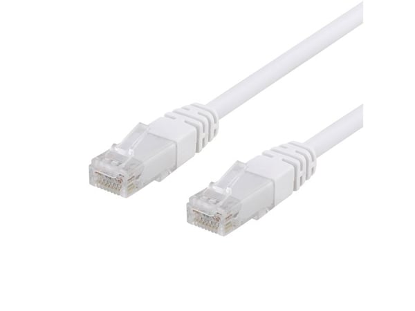 EPZI - Patch-kabel - RJ-45 (hane) till RJ-45 (hane) - 30 cm - UTP - CAT 6 - vit