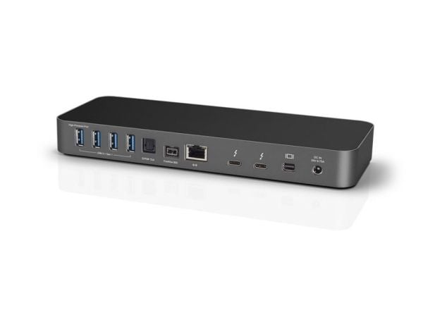 OWC Thunderbolt 3 Dock - Dokkingstasjon - Thunderbolt 3 - Mini DP - 1GbE - 85 watt