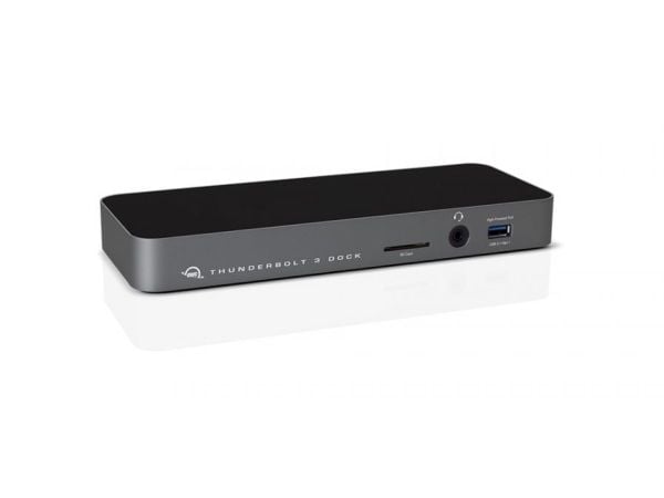 OWC Thunderbolt 3 Dock - Dokkingstasjon - Thunderbolt 3 - Mini DP - 1GbE - 85 watt