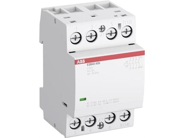 ABB ESB40-40N-06, Kontaktori, Valkoinen, IP20, AC, 54 mm, 65 mm