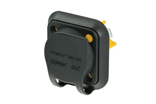 Neutrik SCNAC-FPX, Sort, Gult, Gummi, 1 stykker