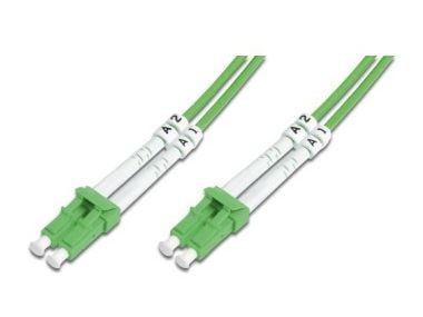 DIGITUS Professional - Koblingskabel - LC multimodus (hann) til LC multimodus (hann) - 3 m - fiberoptisk - dupleks - 50 / 125 mikroner - OM5 - med ...