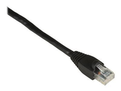 Black Box 25ft Cat6, 7,6 m, Cat6, U/UTP (UTP), RJ-45, RJ-45, Musta
