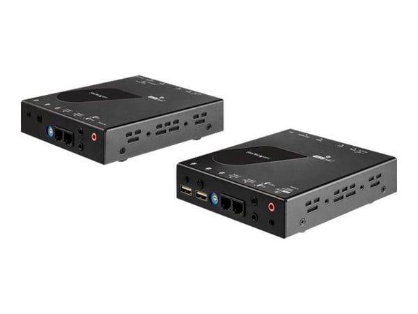 Startech HDMI KVM Extender over IP Network - 4K 30Hz HDMI and USB over IP LAN or Cat5e/Cat6 Ethernet (100m/330ft) - Remote KVM Console - Video/lyd-...