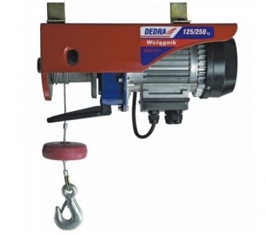 Dedra elektrisk heis 1000W 250500 kg