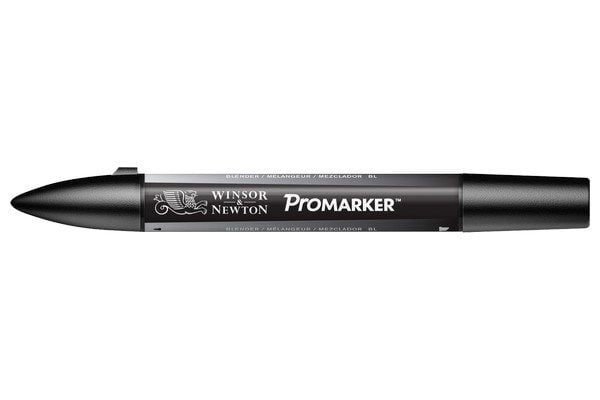 Winsor & Newton 0203339, 1 stykker, Meisel tupp, Sort, Rund, Alkoholbasert blekk
