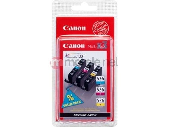 Canon CLI526 C/M/Y blekkpatronpakke (4541B012)