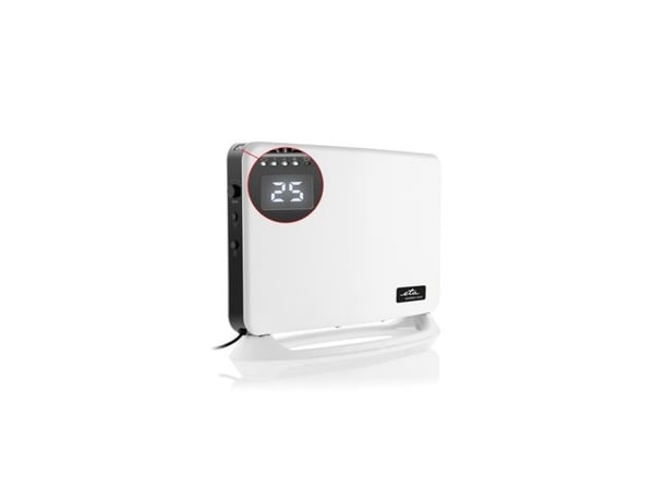 ETA Warmie Digi 1624 90000 - Varmer - frittstående - 2 kW - hvit