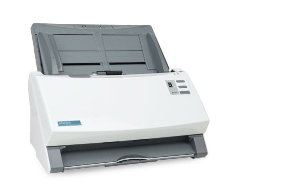 Plustek SmartOffice PS456U Plus - Dokumentskanner - Dobbel CIS - Dupleks - 216 x 5080 mm - 600 dpi x 600 dpi - inntil 80 spm (mono) / inntil 45 spm...