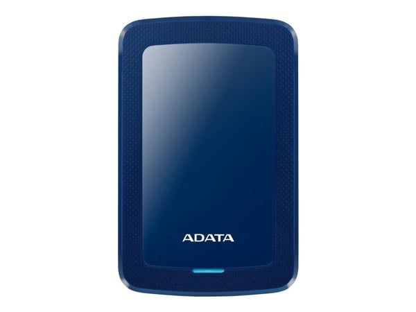 ADATA HV300 - Harddisk - 1 TB - ekstern (bærbar) - USB 3.1 - 256-bit AES - blå
