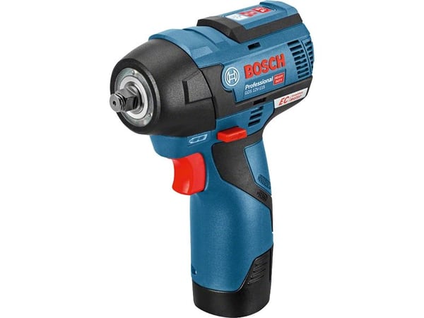 Bosch GDS 12V-115 Professional - Støtskiftenøkkel - trådløs - 2 hastigheter - 3/8" kvadratisk stasjon - 115 N·m - 2 batterier - 12 V