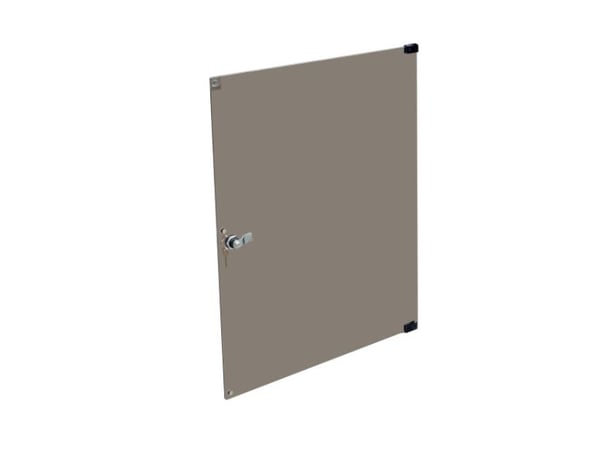 EFB Elektronik OFF-TUR126V1, Dør, Grå, Glass, 12U, 600 mm