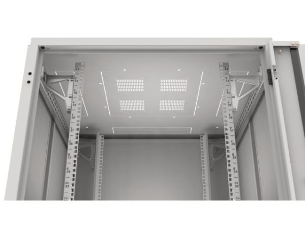 EFB Elektronik PRO-4268GR.G1SV, Frittstående hylle, 42U, 1000 kg, Grå