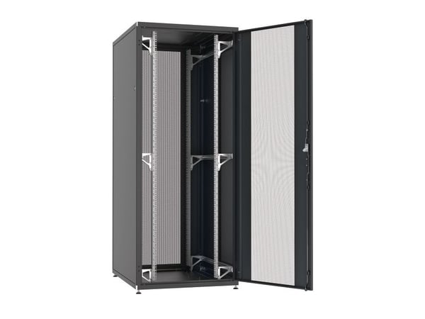 EFB Elektronik PRO-4282TS.P1P2, Frittstående hylle, 42U, 1360 kg, Sort