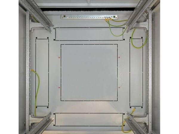 EFB Elektronik PRO-4288GR.G1SV, Frittstående hylle, 42U, 1000 kg, Grå
