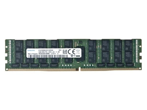 Samsung - DDR4 - modul - 64 GB - LRDIMM 288-stifts - 2666 MHz / PC4-21300 - CL19 - 1.2 V - Load-Reduced - ECC
