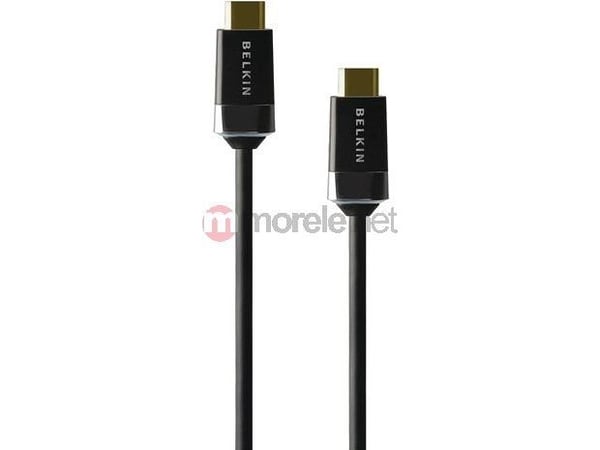 Belkin High Speed HDMI Cable - HDMI-kabel - HDMI hann til HDMI hann - 2 m - svart