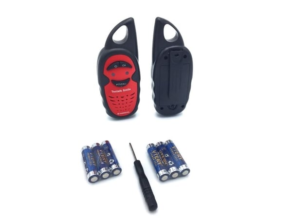 Albrecht Tectalk Smile barneradio, Bærbar, Ekstern, AAA, Batteri, 446,00625 MHz