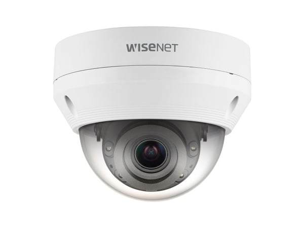 Hanwha Vision WiseNet Q QNV-8080R - Nettverksovervåkingskamera - kuppel - farge (Dag og natt) - 5 MP - 2592 x 1944 - motorisert - sammensatt - LAN ...