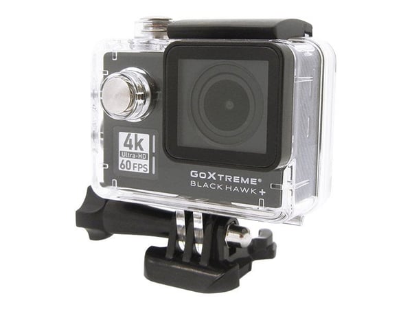 Easypix GoXtreme BlackHawk+ 4K - Actionkamera - 4K / 60 fps - 12.0 MP - Wireless LAN - under vannet inntil 60 m
