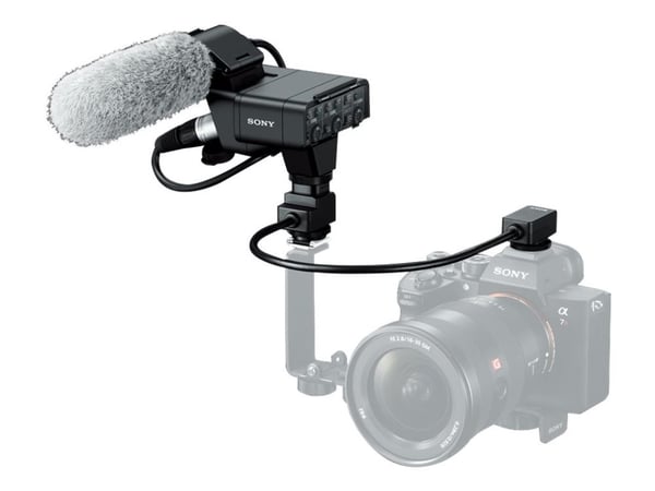 Sony XLR-K3M - Mikrofon - för Cinema Line ILME-FX3, FX6V, FX6VK; Handycam FDR-AX43, AX60; XDCAM PXW-FX9V; a7C; a7s III