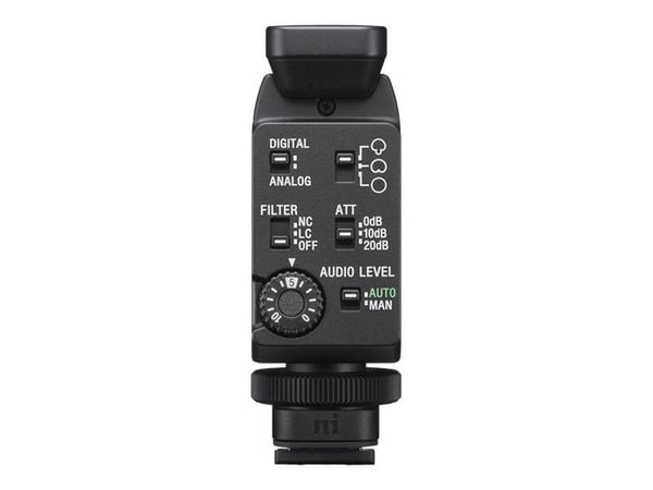 Sony ECM-B1M - Mikrofon - för Cinema Line ILME-FX3; Handycam FDR-AX43, FDR-AX45, FDR-AX60; a7C; a7R IV; a7s III; a9 II