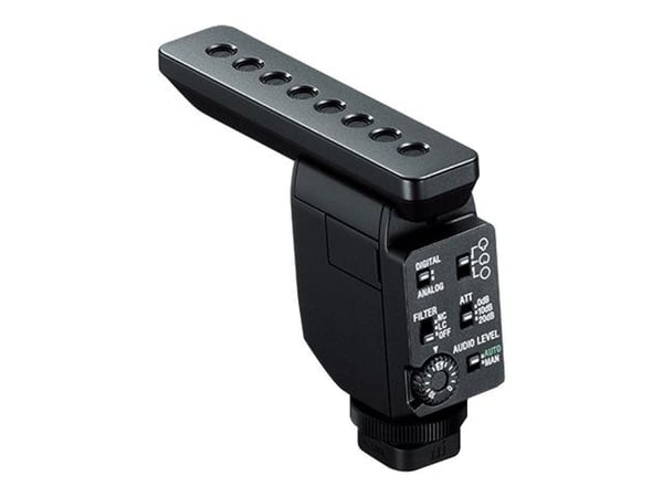 Sony ECM-B1M - Mikrofon - för Cinema Line ILME-FX3; Handycam FDR-AX43, FDR-AX45, FDR-AX60; a7C; a7R IV; a7s III; a9 II