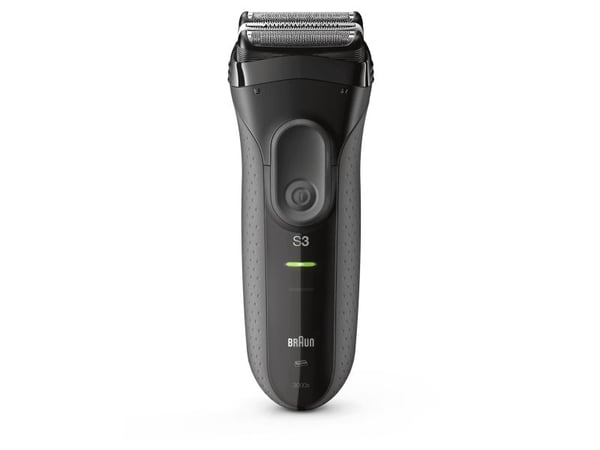 Braun Serie 3 3000S, Barberingsmaskin, Grå, Lade, AC / batteri, Innebygd batteri, 30 min
