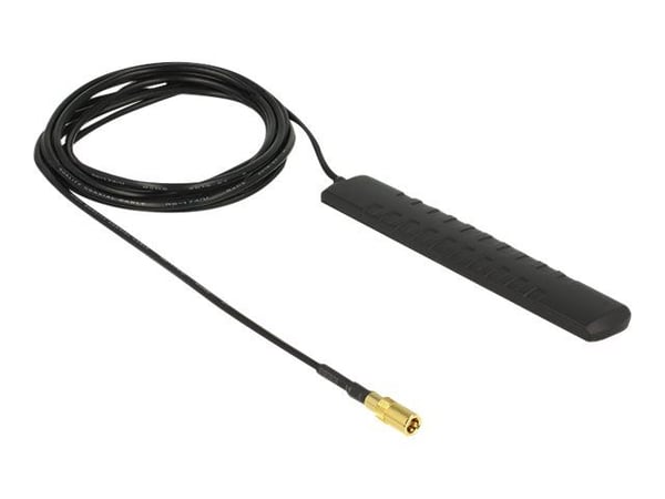 DeLOCK 89497, Sisätila, Musta, ABS-synteettinen, 2 m, 20 dBi, DVB-T2