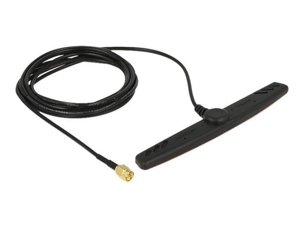 Delock GSM UMTS LTE - Antenne - Smart Home - 2.5 dBi - rundtstrålende - innendørs - svart