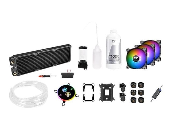 Thermaltake Pacific C360 DDC Soft Tube Water Cooling Kit - Sett for væskekjølesystem - (for: LGA775, LGA1156, AM2, AM2+, LGA1366, AM3, LGA1155, AM3...