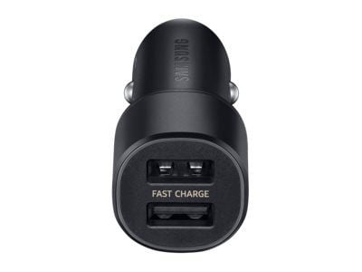 Samsung EP-L1100 - Bilstrømadapter - 2 A - AFC - 2 utgangskontakter (USB) - svart