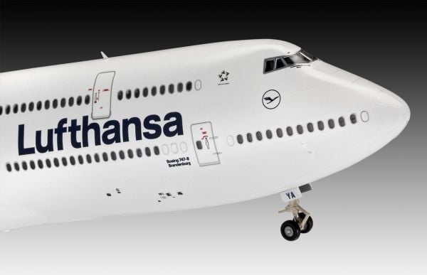 Revell Boeing 747-8 Lufthansa "New Livery", Fly, 13 år, Blå, Hvit, Flymodell, Ikke for barn under 36 måneder, 476 mm
