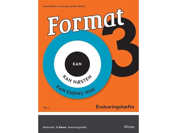 Formaatti 3, arviointivihko | Janus Madsen;Lone Anesen;Nina Winther Arnt | Kieli: Tanska