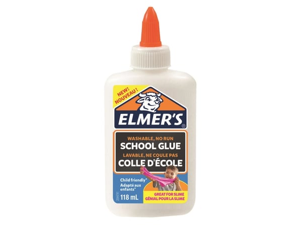 Skolelim Elmer's hvid 118 ml - vaskbart til slim