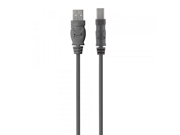 Belkin Premium Printer Cable - USB-kabel - USB typ B (hane) till USB (hane) - USB 2.0 - 3 m - formpressad