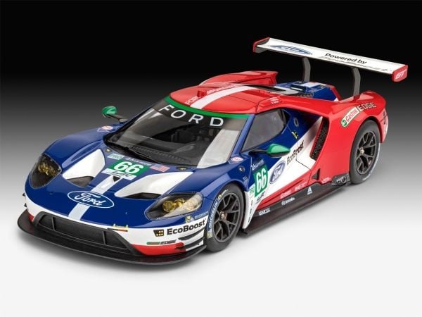 Revell Ford GT Le Mans 2017, Automalli, 12 vuosi/vuosia, Monivärinen, Land vehicle model, 94 mm, 204 mm