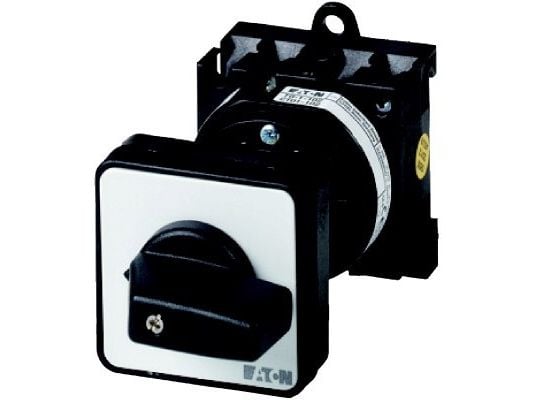 Eaton T0-1-15401/Z, Vipukytkin, 1P, Langallinen, Musta, Hopea, IP65, UL 60947-4-1; CSA - C22.2 No. 60947-4-1-14; CSA-C22.2 No. 94; IEC/EN 60947-3; CE