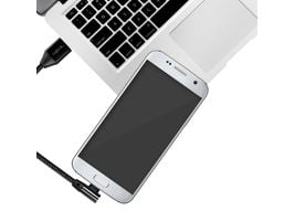 LogiLink CU0141, 0,3 m, USB A, Micro-USB B, USB 2.0, 0,48 Gbit/s, musta