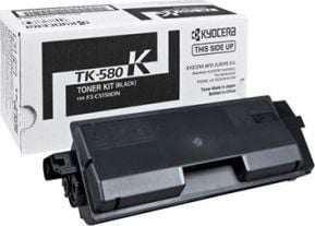 Kyocera TK 580K - Svart - original - tonerkassett - för ECOSYS P6021cdn, P6021cdn/KL3; FS-C5150DN, C5150DN/KL3