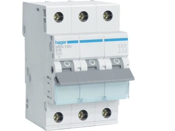 Hager MBN316E, 230 - 400 V