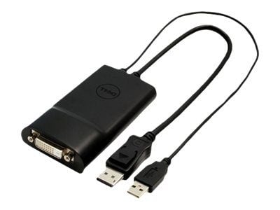 Dell DisplayPort to DVI Dual-Link Adapter - Videokonverter - DisplayPort - DVI - for Inspiron 15 7560; Latitude 5285 2-in-1, 5289 2-In-1, E7240; Op...